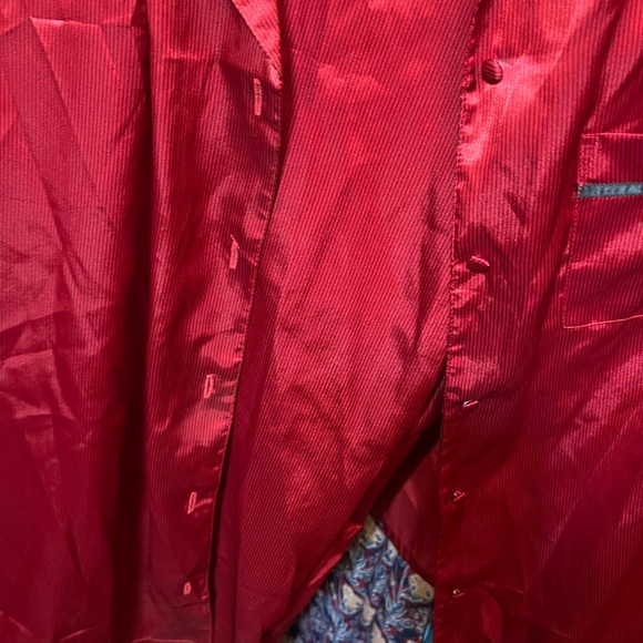 Silky red and black pajamas EUC - Picture 4 of 4
